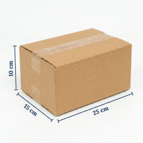 Hộp carton 25x15x10 cm