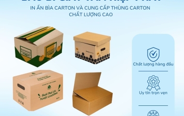 In Flexo thùng carton số lượng lớn giúp tiết kiệm chi phí