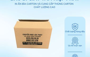 Xưởng sản xuất và in thùng carton trọn gói cho doanh nghiệp