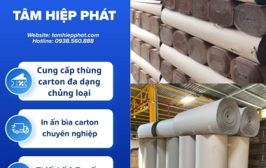 Cuộn carton 2 lớp bọc đồ nội thất chống trầy khi vận chuyển