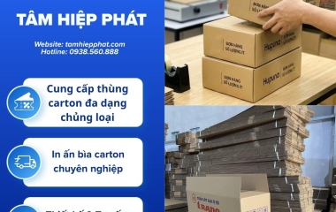 Đặt thùng carton số lượng ít có in logo được không?