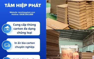 Tấm carton khổ lớn cắt theo yêu cầu giao tận nơi