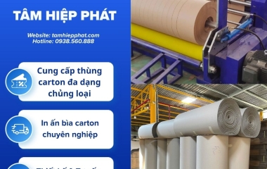 Mua cuộn carton 2 lớp khổ lớn trực tiếp tại xưởng sản xuất