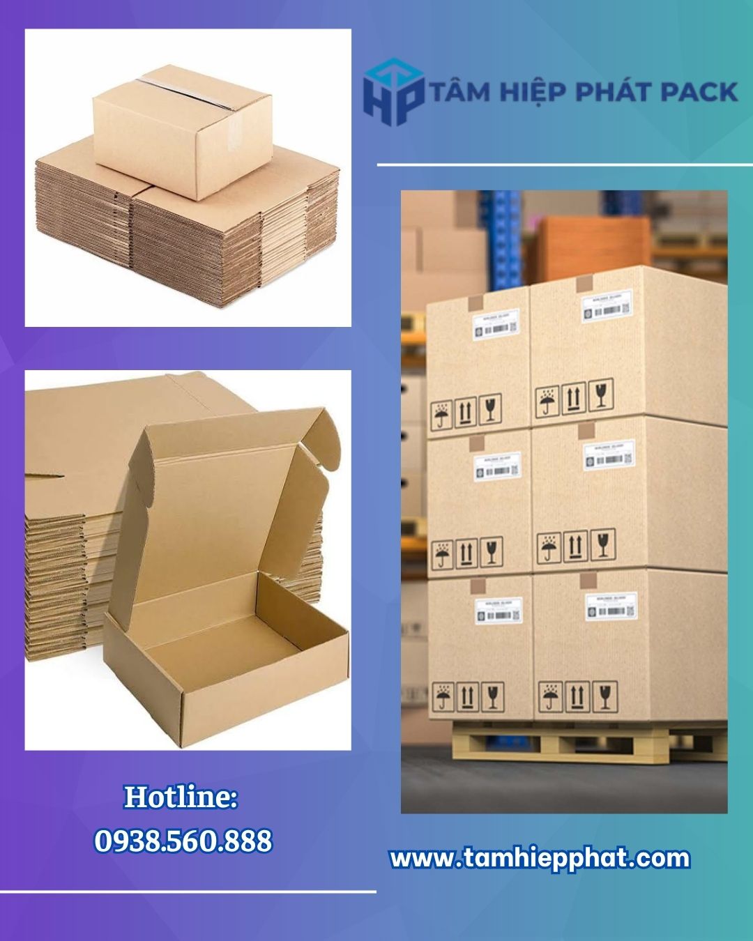 Nếu bạn đang tìm kiếm một địa chỉ bán lẻ hộp carton đóng hàng giao ngay trong ngày tại TP.HCM với chất lượng vượt trội, giá gốc tại xưởng và dịch vụ phục vụ tận tâm , hãy liên hệ ngay với TÂM HIỆP PHÁT để được hỗ trợ nhanh chóng nhất