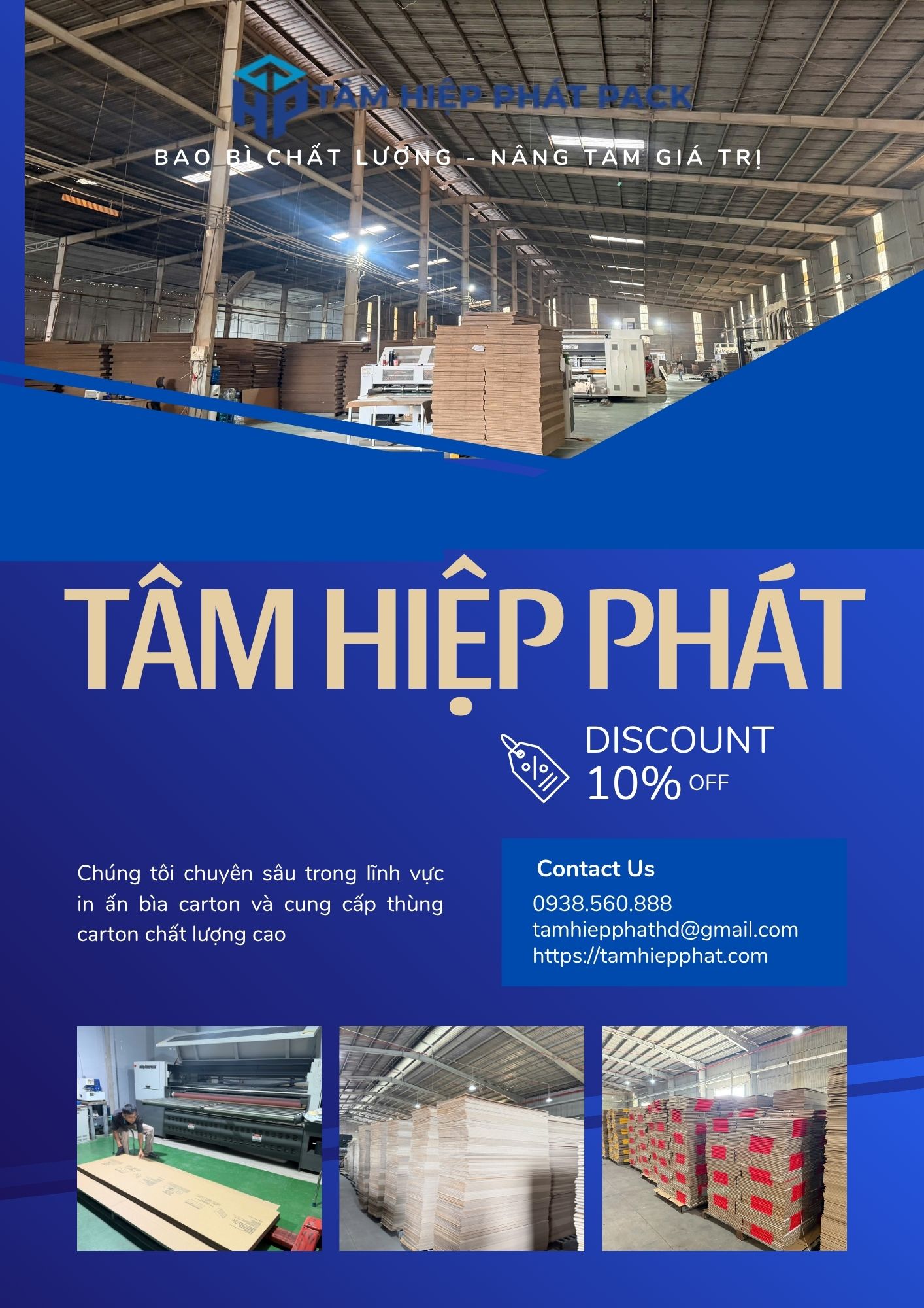 Giữa rất nhiều nhà cung cấp bao bì trên thị trường, Công ty TNHH Bao Bì Giấy TÂM HIỆP PHÁT luôn giữ vững vị thế niềm tin của hàng ngàn cá nhân, shop online và các tập đoàn lớn nhờ các ưu thế cốt lõi