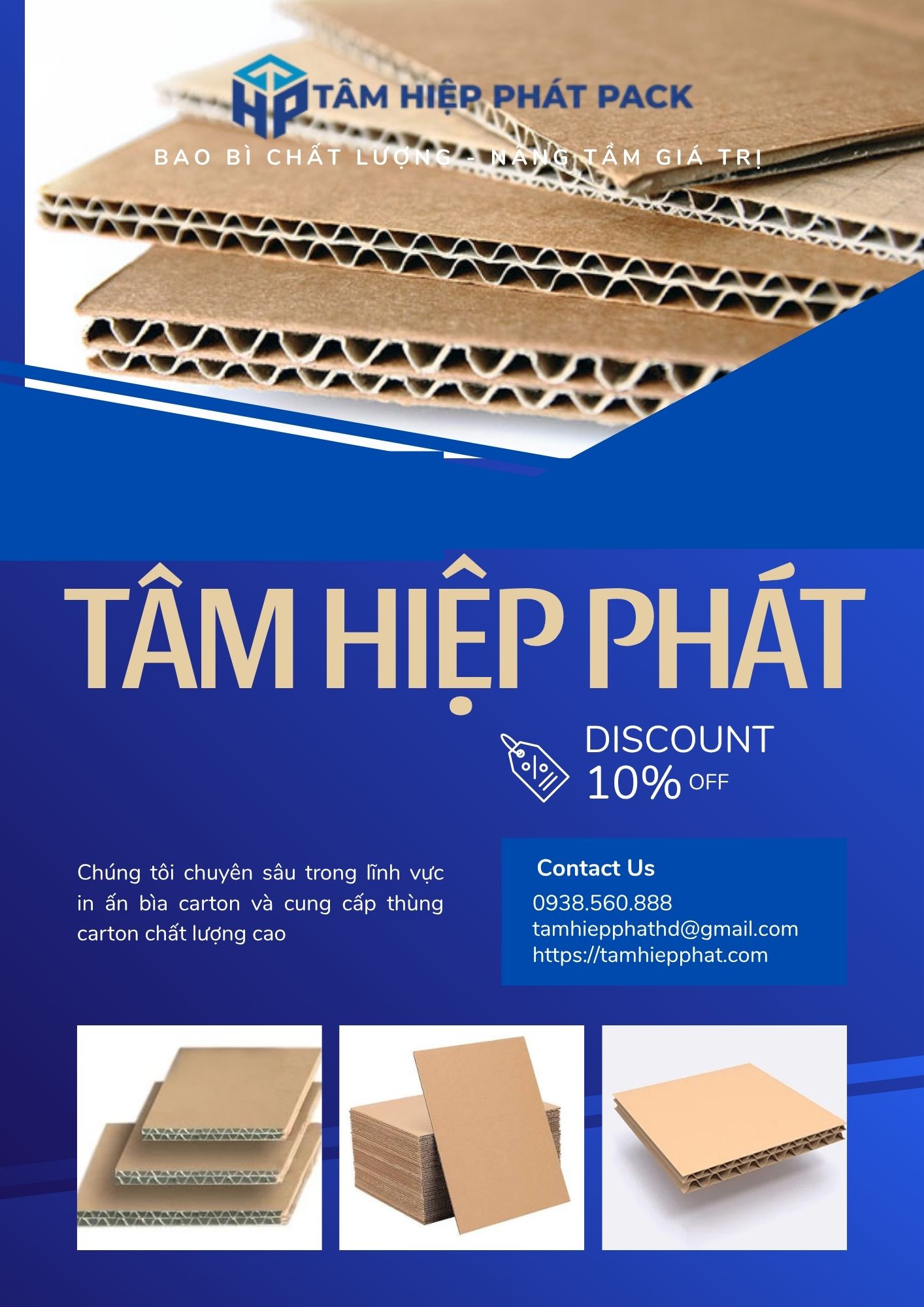 Tấm carton 5 lớp dùng cho kho lạnh được xử lý cán màng PE 2 mặt hoặc phủ một lớp sáp Paraffin chuyên dụng.