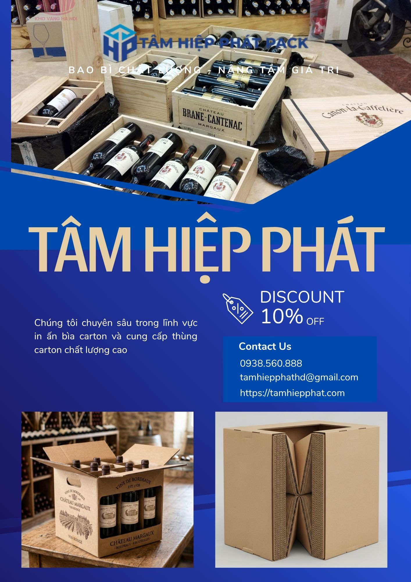 Để loại bỏ hoàn toàn các rủi ro nguy hiểm này, việc sử dụng thùng carton 5 lớp đựng chai lọ nước hoa quả, rượu vang an toàn kết hợp hệ thống vách ngăn carton định hình chuyên dụng chính là giải pháp đóng gói tối ưu, chuyên nghiệp và hiệu quả nhất hiện nay.