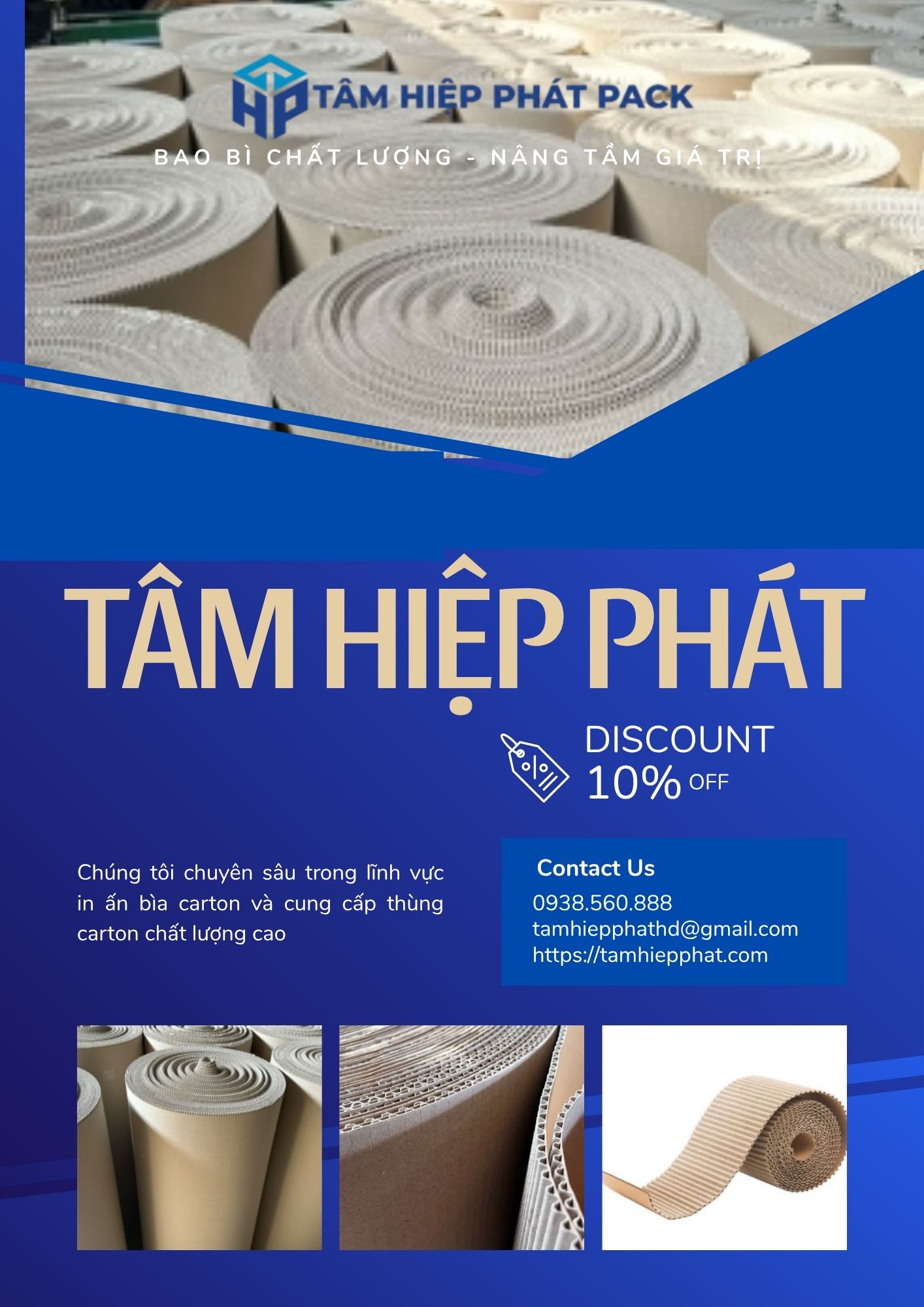 Tâm Hiệp Phát Pack – Đồng hành cùng sự an toàn của mọi sản phẩm công nghiệp Việt!