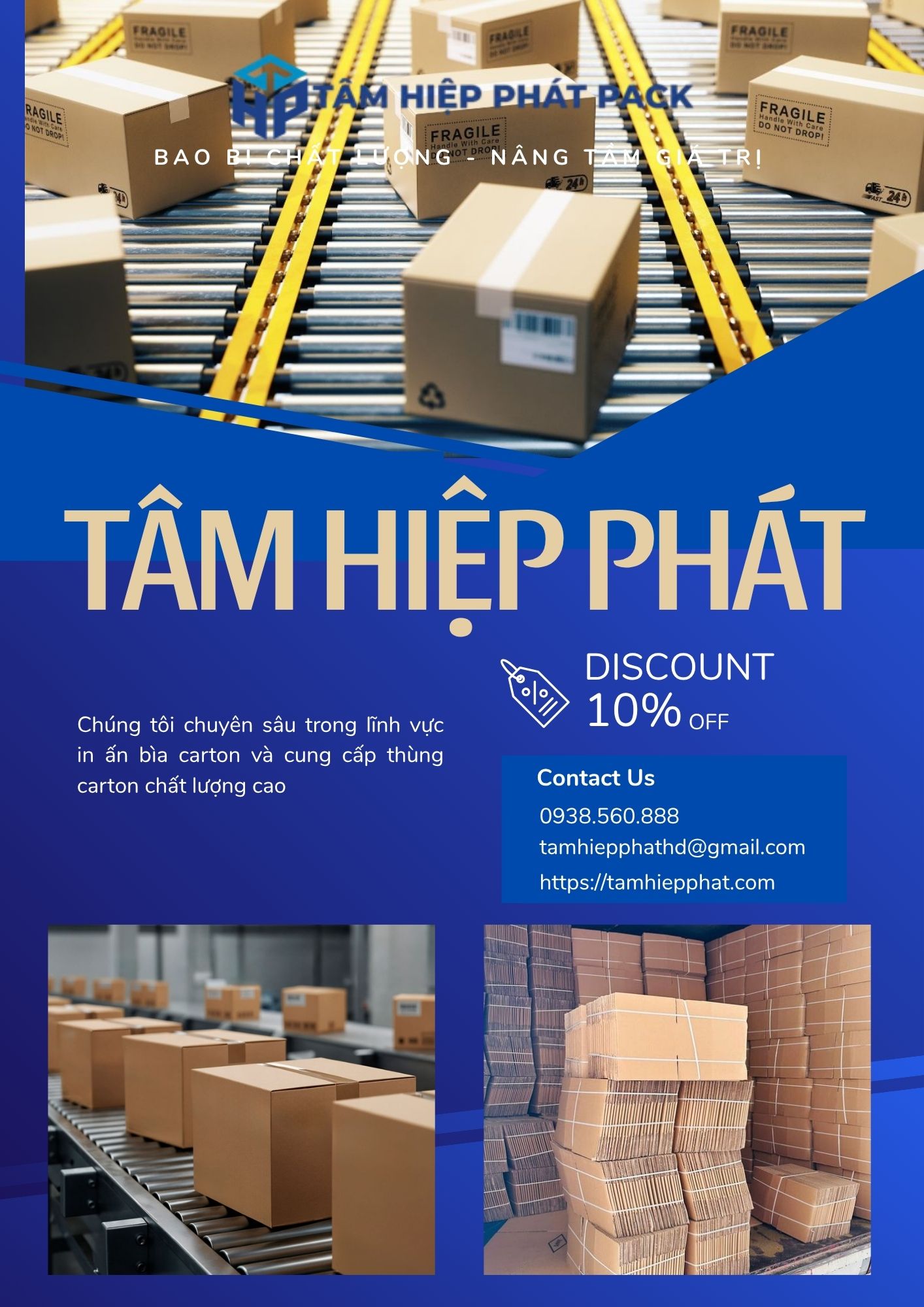 Lựa chọn đúng thùng carton đóng hàng nặng 10kg, 20kg, 30kg giúp giảm nguy cơ bung đáy, móp thùng và hư hỏng hàng hóa trong quá trình vận chuyển.