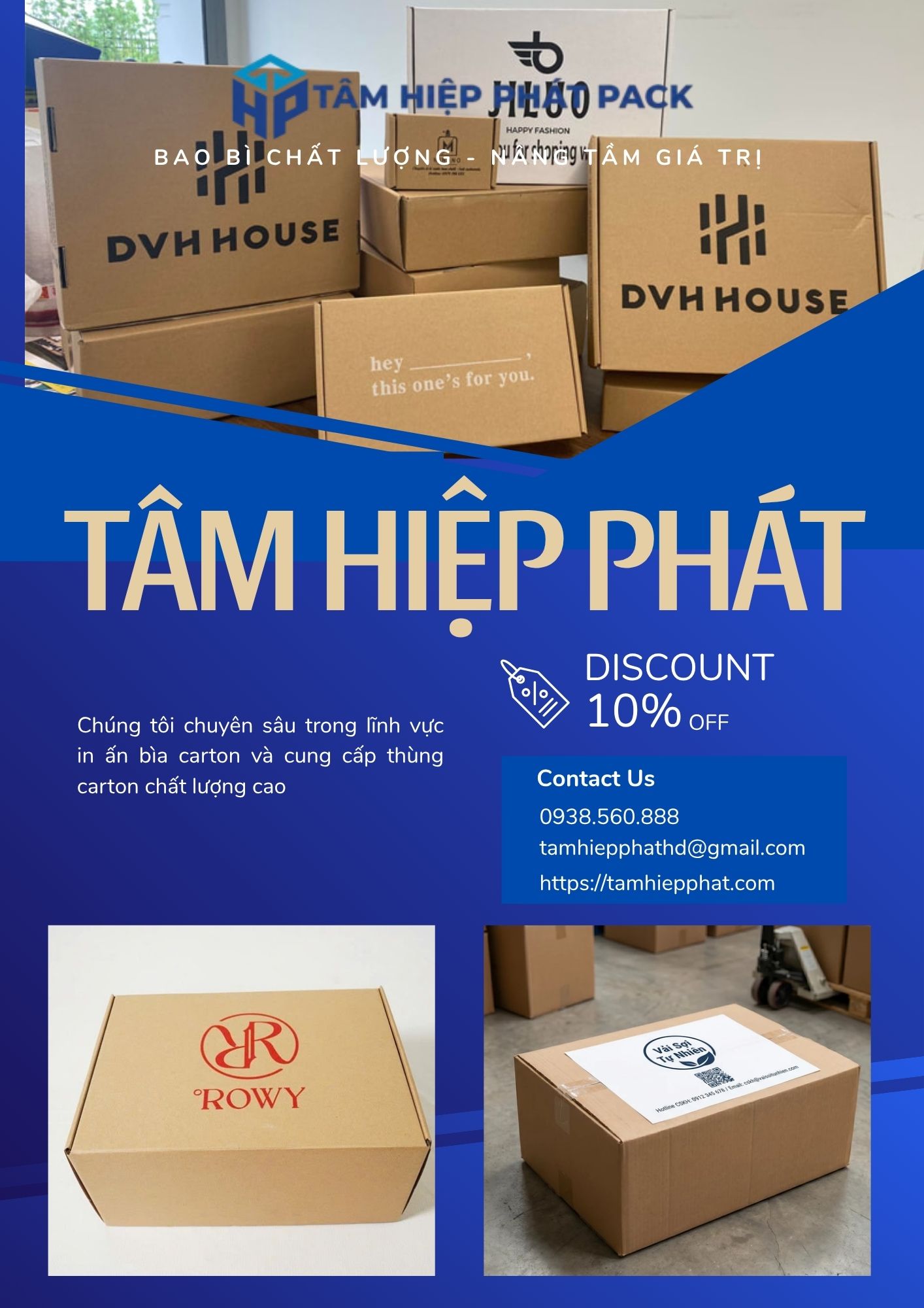 Với nhu cầu đóng hàng ngày càng lớn, lựa chọn xưởng làm thùng carton có in logo theo yêu cầu giúp doanh nghiệp chủ động hơn về bao bì, kích thước và nhận diện thương hiệu