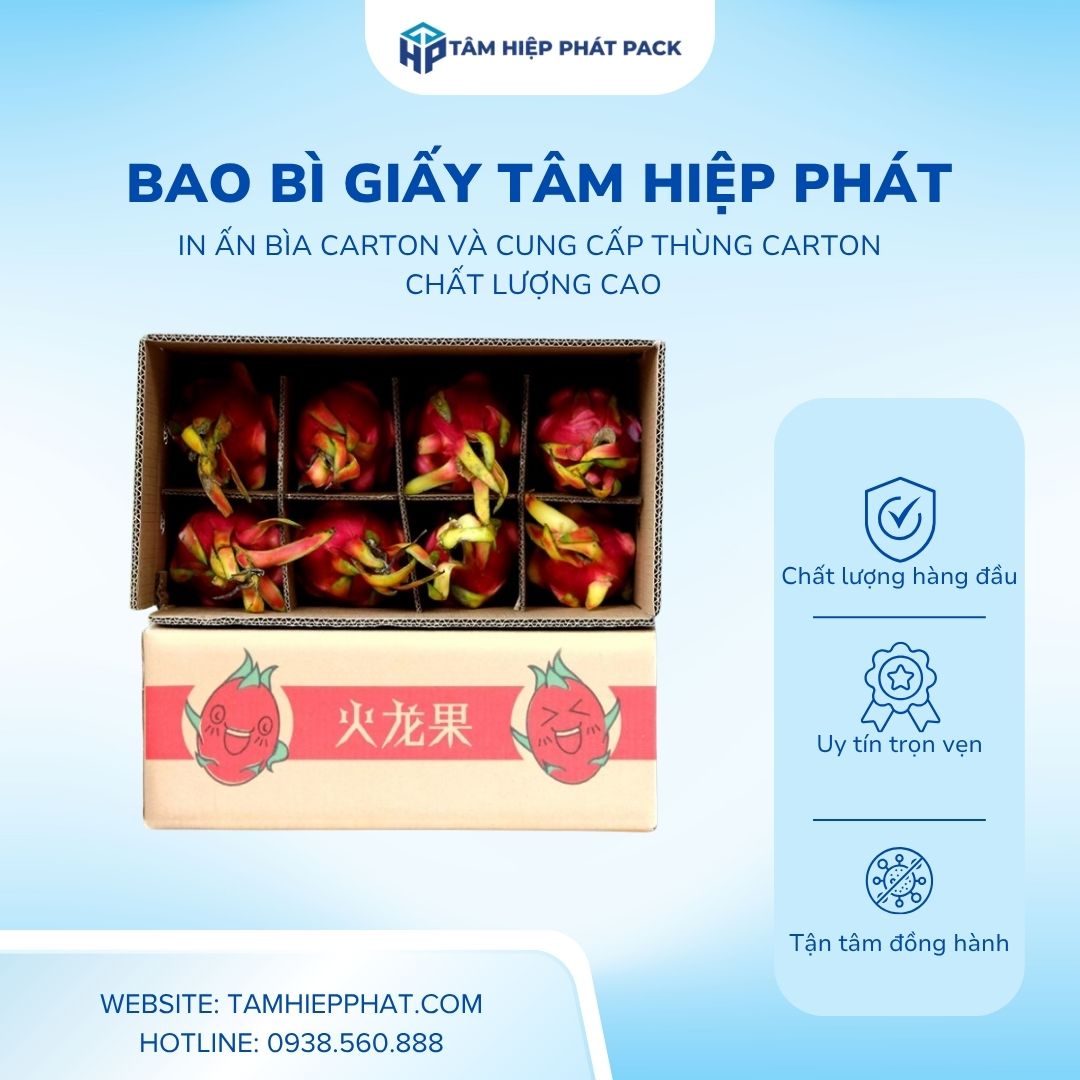 Để giải quyết triệt để rủi ro trên, nhà máy sản xuất bao bì giấy TÂM HIỆP PHÁT tự hào là đơn vị tiên phong uy tín chuyên nghiên cứu, tạo phôi sóng gia cường và trực tiếp sản xuất các dòng Thùng Carton chất lượng cao đạt chuẩn kiểm định cơ lý xuất khẩu quốc tế.