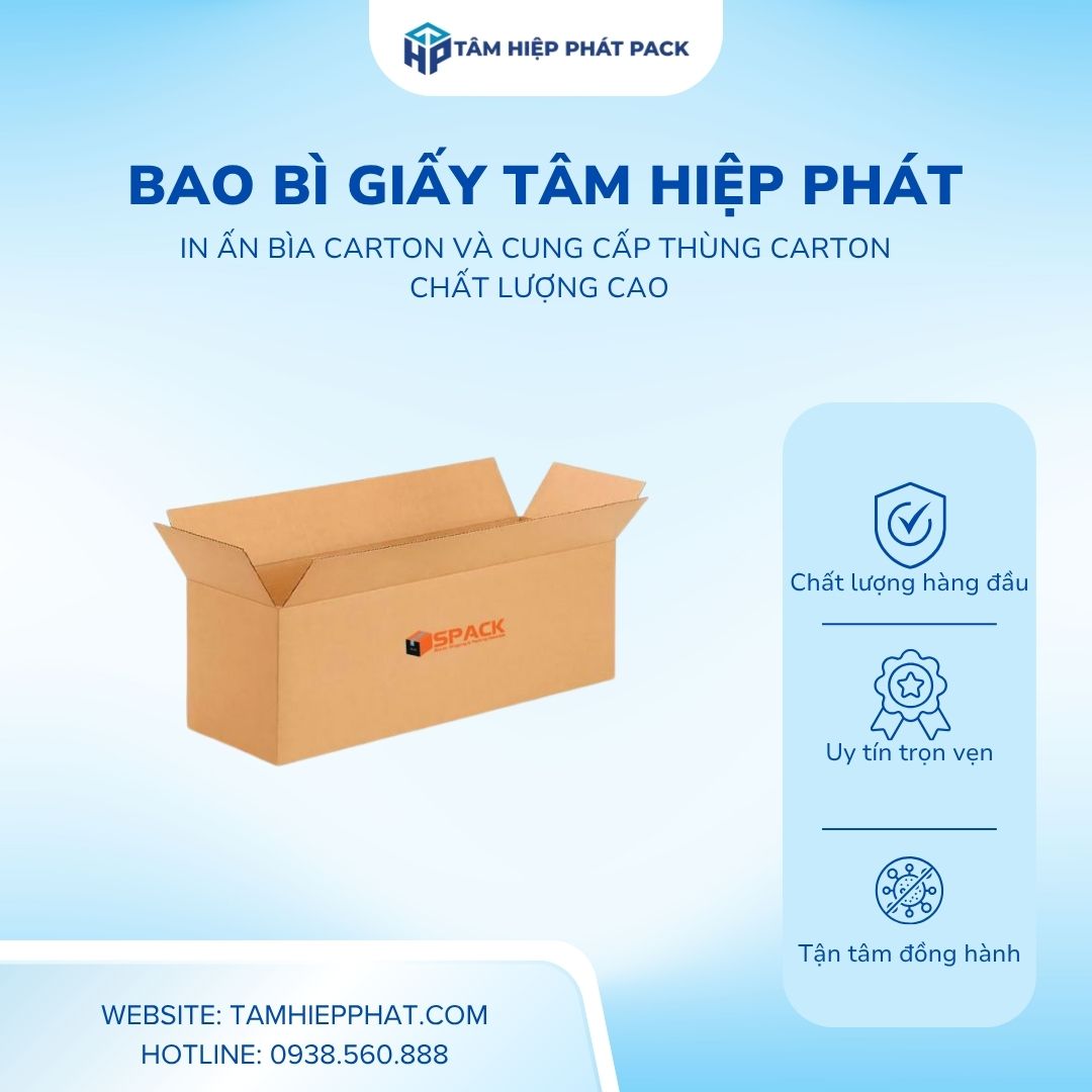 Nhà máy sản xuất bao bì giấy TÂM HIỆP PHÁT tự hào là đơn vị uy tín hàng đầu tại khu vực TP.HCM và các tỉnh phía Nam