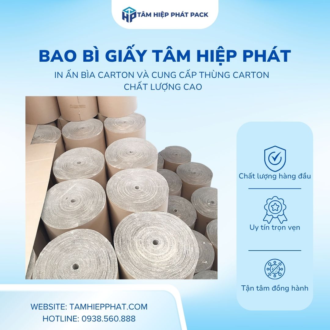 Cuộn carton 2 lớp và tấm carton phẳng là hai dòng vật liệu gia cố được ứng dụng rộng rãi bậc nhất tại các nhà máy, tổng kho phân phối và các đơn vị hoàn tất đơn hàng.