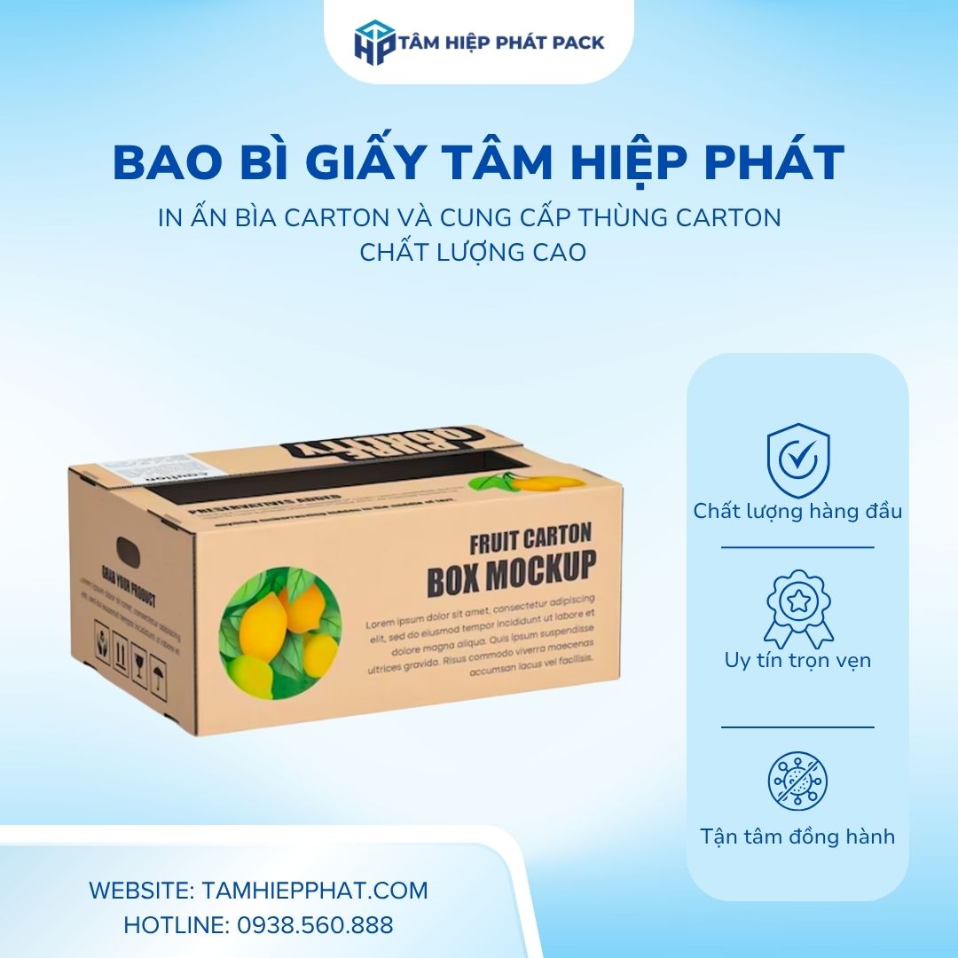 Việc tìm kiếm một xưởng sản xuất thùng carton theo yêu cầu giá tốt tại TP.HCM uy tín không chỉ giúp bảo vệ hàng hóa an toàn tuyệt đối trong suốt hành trình lưu thông mà còn là chìa khóa nâng tầm nhận diện thương hiệu, tiết kiệm hàng loạt chi phí phụ trợ.