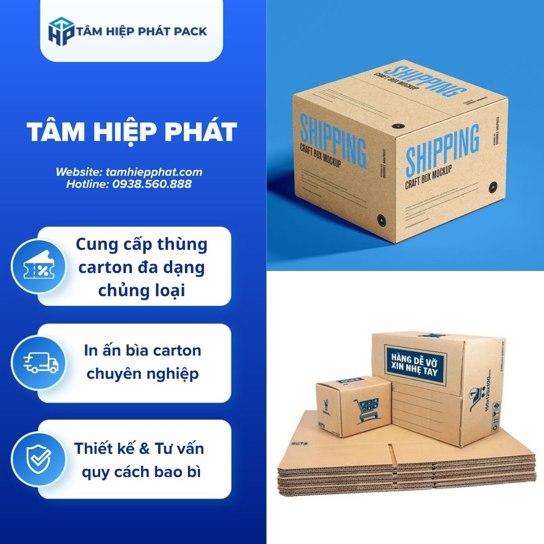 Giữa nhiều đơn vị cung ứng trên thị trường, Công ty TNHH Bao Bì Giấy TÂM HIỆP PHÁT luôn giữ vững vị thế là đối tác tin cậy của hàng ngàn xưởng cơ khí, chuỗi điện máy và doanh nghiệp logistics lớn nhờ những lợi thế cốt lõi