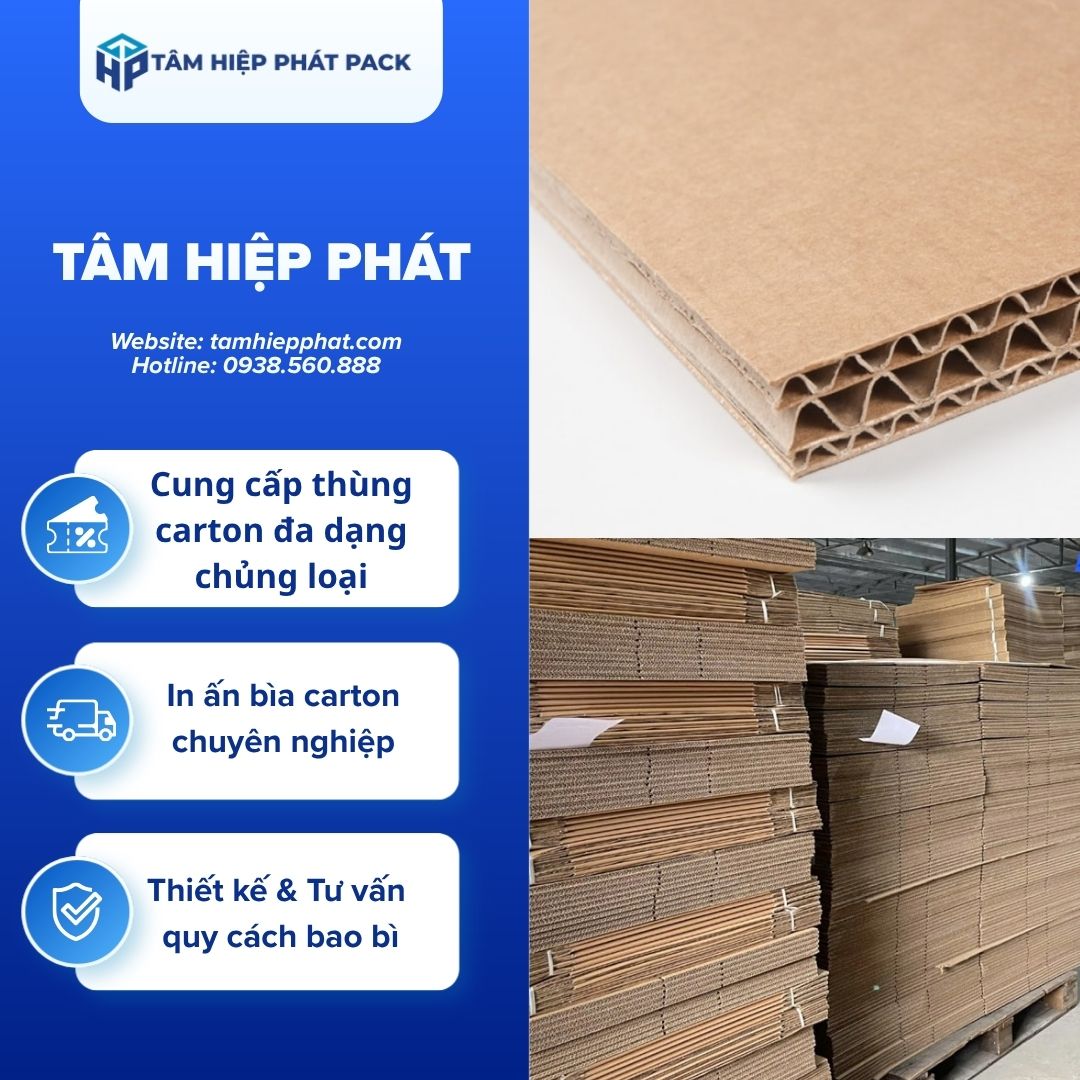 Quý doanh nghiệp sản xuất cơ khí, xưởng gỗ nội thất, công ty logistics và các đơn vị xuất nhập khẩu có nhu cầu tư vấn kỹ thuật đóng gói, nhận bảng báo giá sỉ tận xưởng hoặc đặt sản xuất các dòng tấm carton 7 lớp, bìa tấm carton cắt theo kích thước riêng, xin vui lòng liên hệ trực tiếp với chúng tôi: